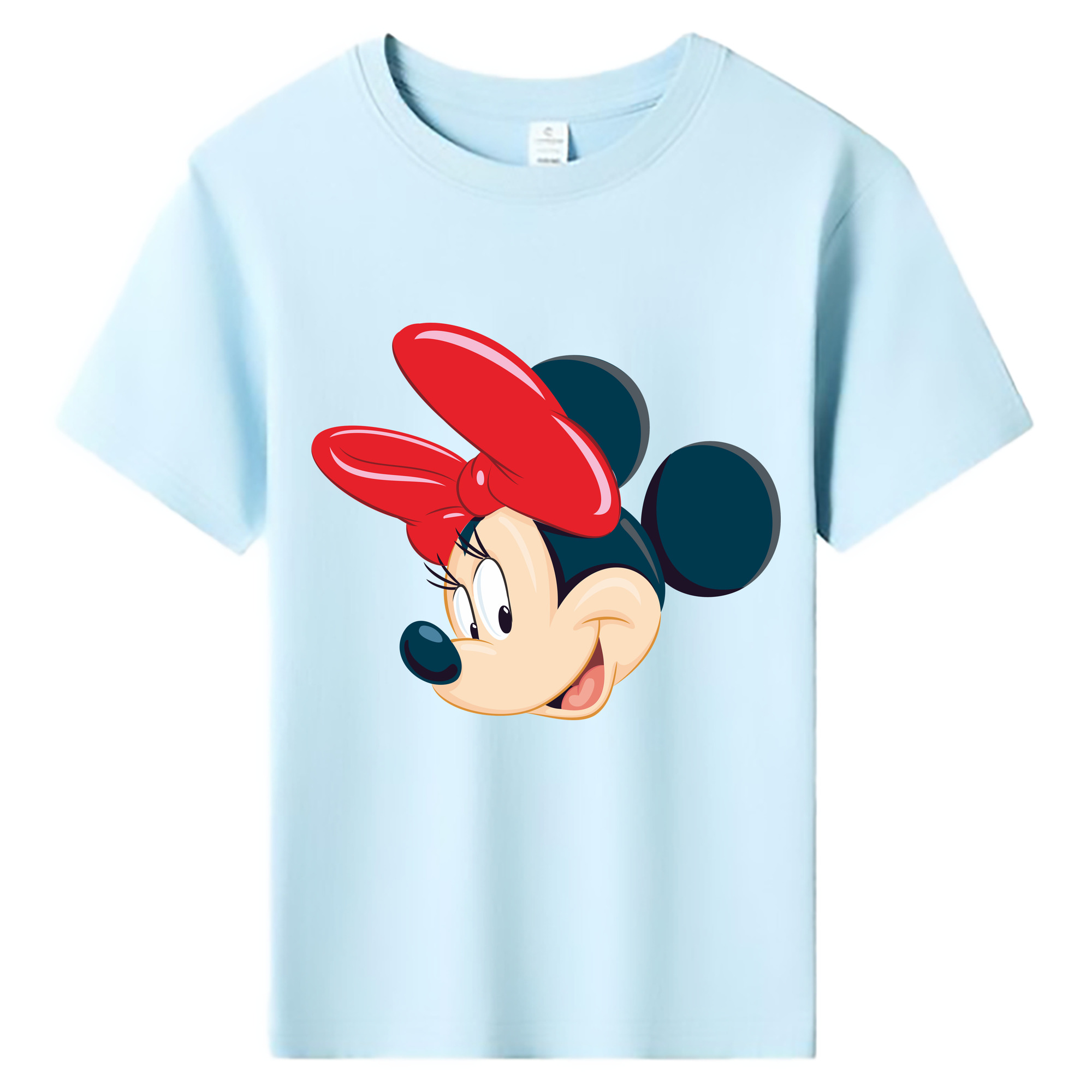 ミッキーマウス Mickey Mouse 綿100％キッズTシャツ（フロントプリント）
